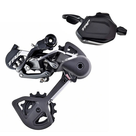 TRP DH12 12V Schaltwerk und Shifter Kit Schwarz/Silber