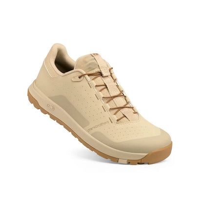 CRANKBROTHERS STAMP TRAIL SPEED LACE MTB-Schuhe in Sand/Braun/Gum – Dreiviertelansicht