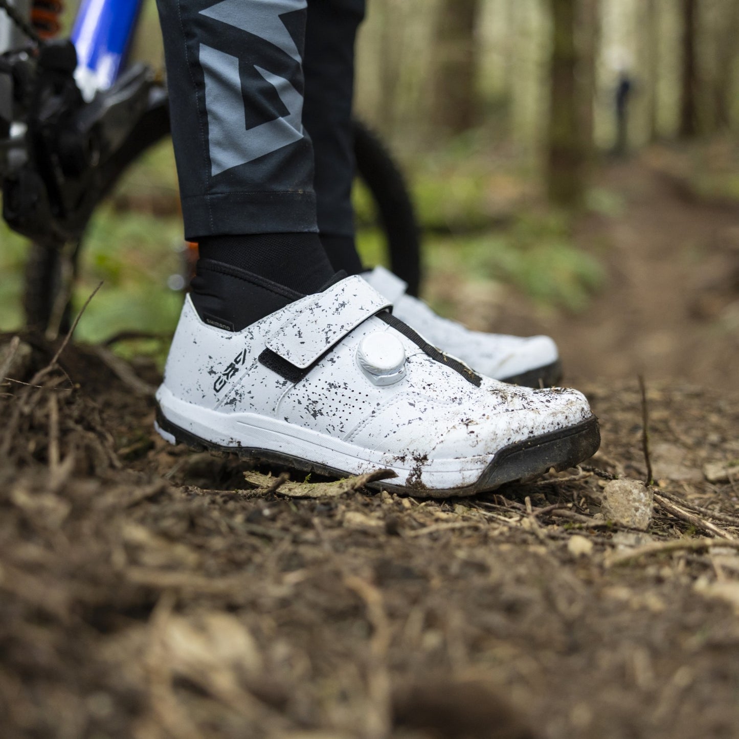 SHIMANO GE900 HS MTB-Schuhe Weiß