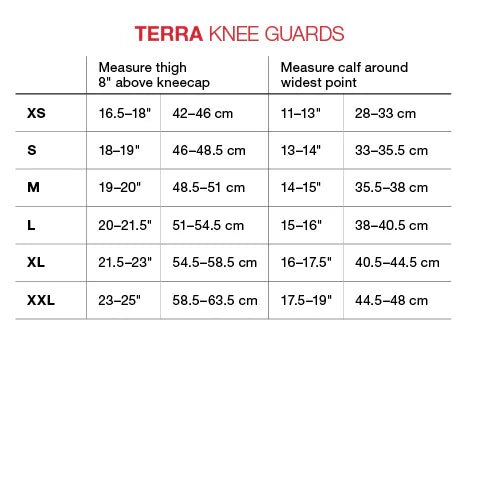 G-FORM TERRA Knieschoner Schwarz