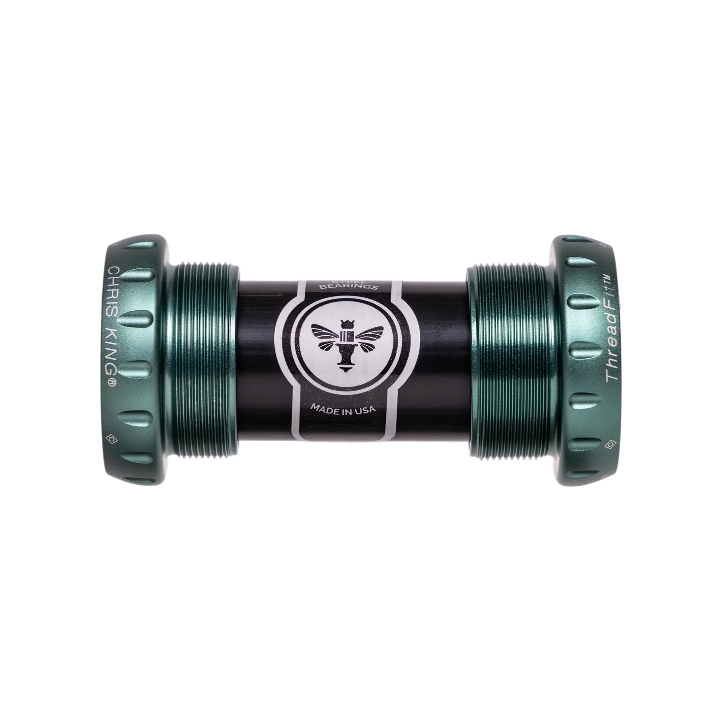 CHRIS KING ThreadFit 24 68/73mm Tretlagergehäuse Grün