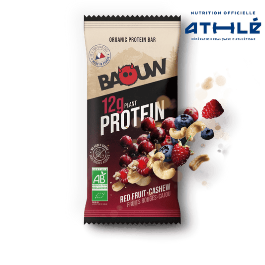 BAOUW BIO EXTRA Proteinriegel Rote Früchte/Cashew (50g)