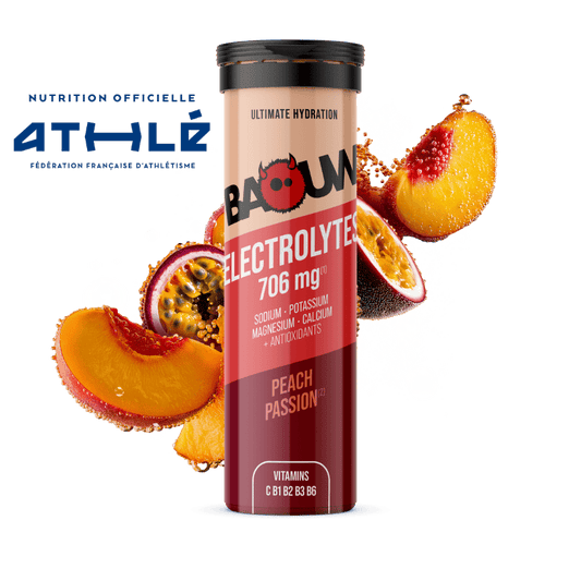 BAOUW Energy Drink (10 Pastillen Tube) Pfirsich/Passionsfrucht