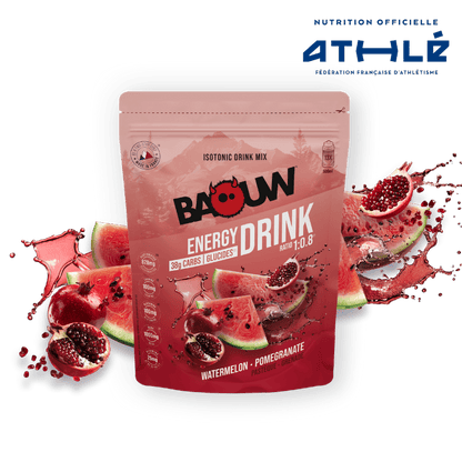Energydrink BAOUW ISOTONIC (585g) Wassermelone/Granatapfel