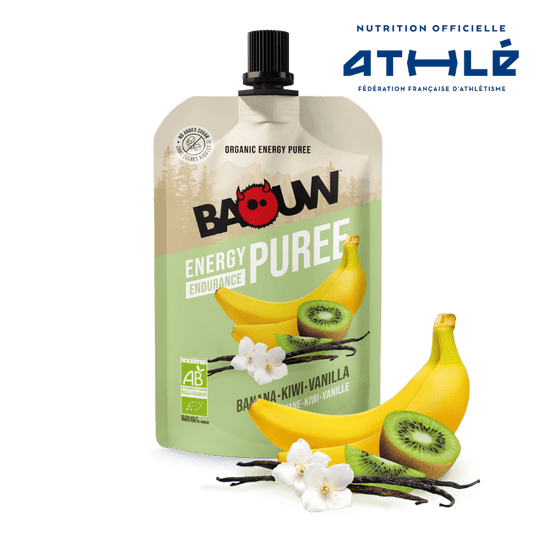 BAOUW Bio Rezeptur Fruchtpüree Banane/Kiwi/Vanille (90g)