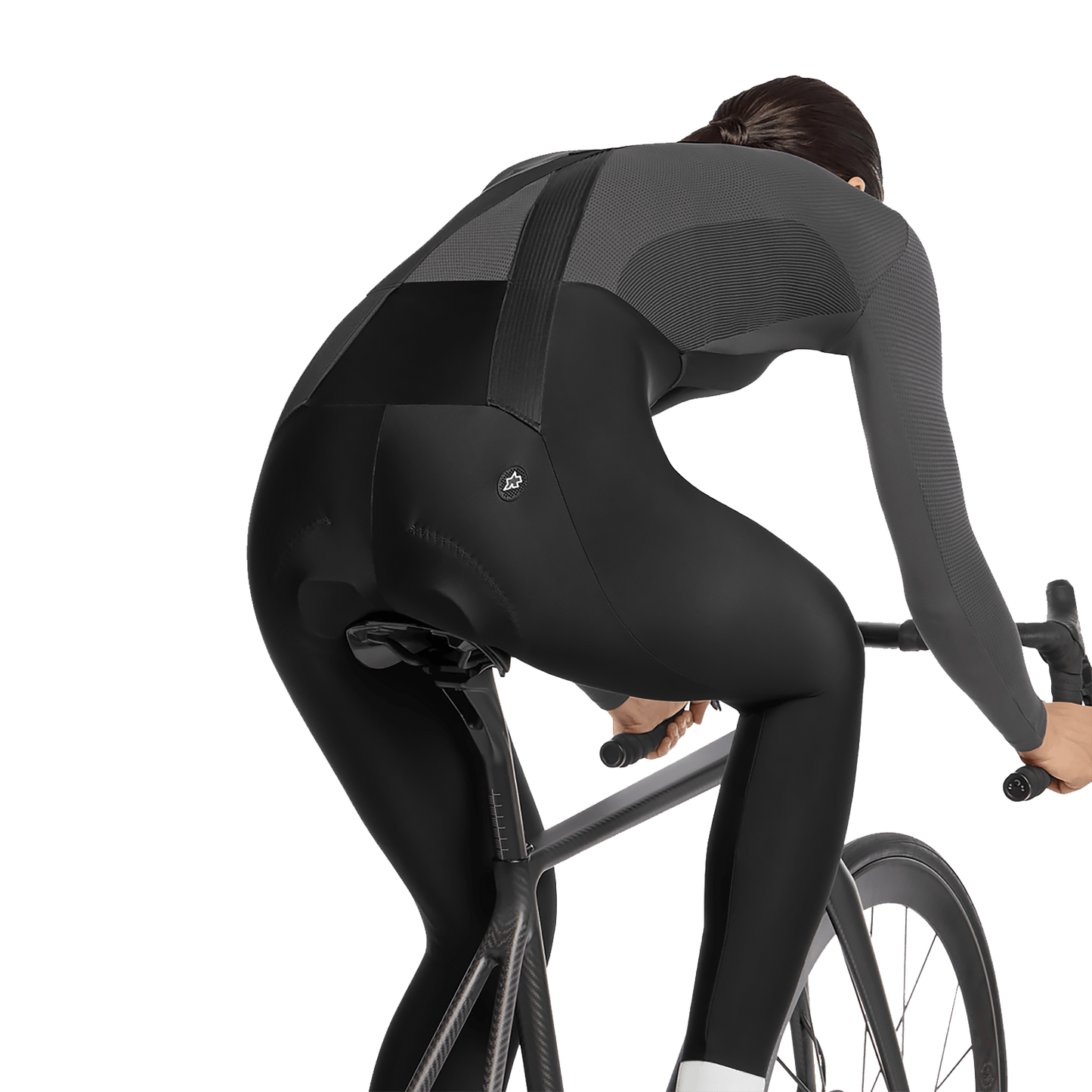 ASSOS UMA GT SPRING FALL S11 Damen Lange Trägerhose Schwarz