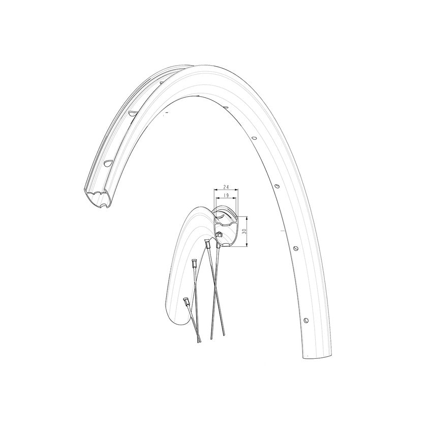 MAVIC KSYRIUM30 2024 Felgensatz vorne/hinten