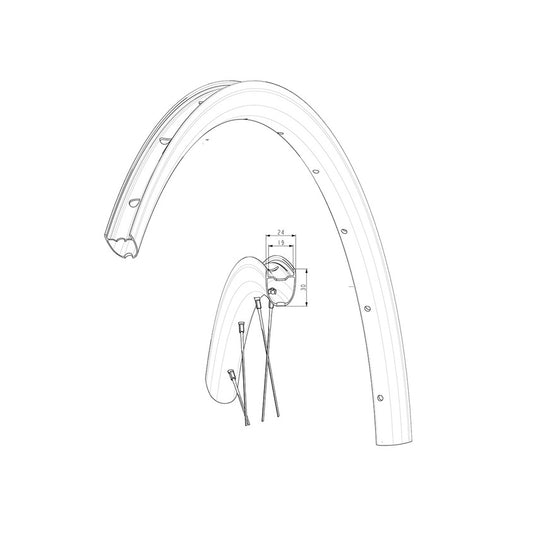 MAVIC KSYRIUM30 2024 Felgensatz vorne/hinten