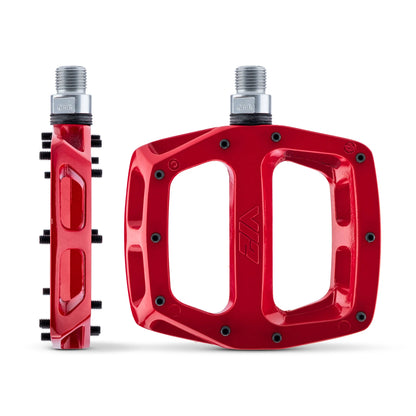DMR V12 Plattpedale Rot