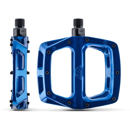 Plattpedale DMR V8 Blau