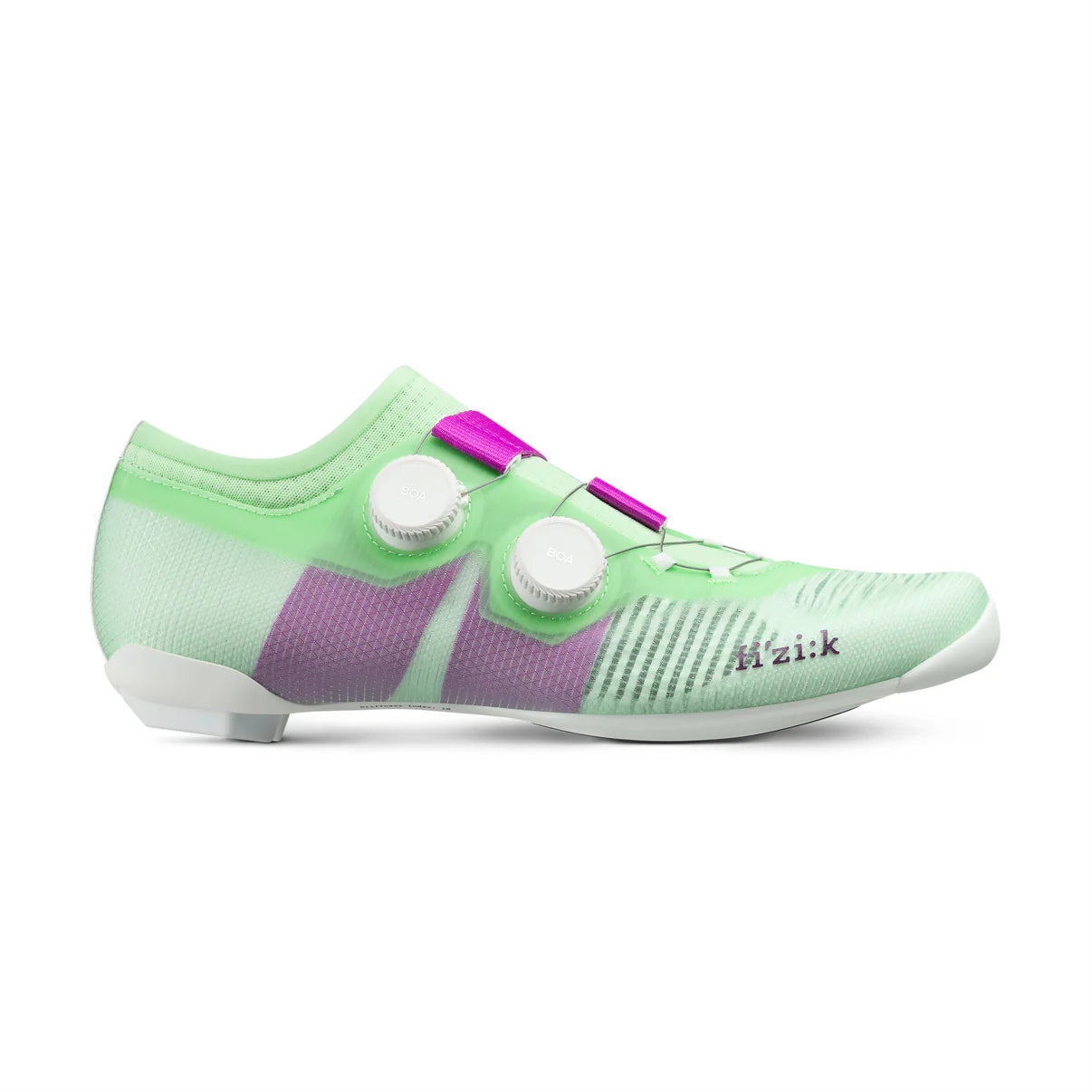 FIZIK VENTO VEGA CARBON Rennradschuhe, Grün/Lila