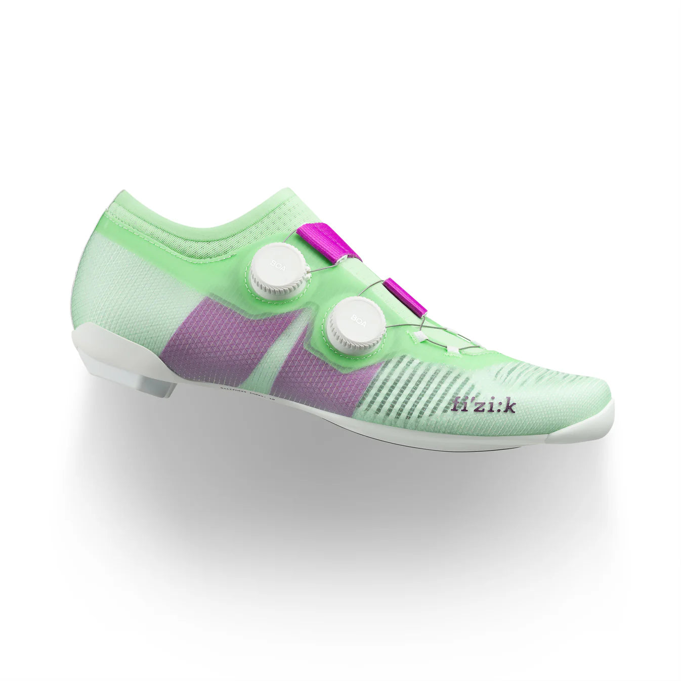 FIZIK VENTO VEGA CARBON Rennradschuhe, Grün/Lila