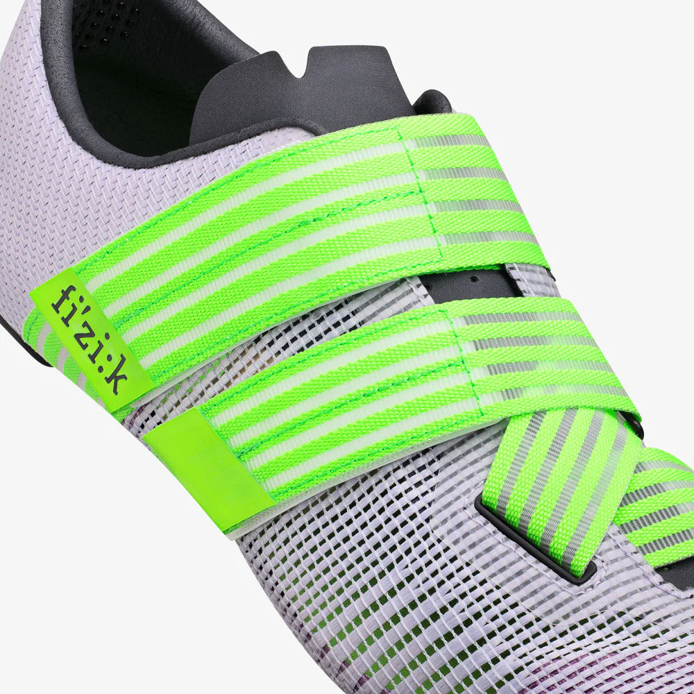 FIZIK VENTO POWERSTRAP R2 Rennradschuhe, Violett/Grün