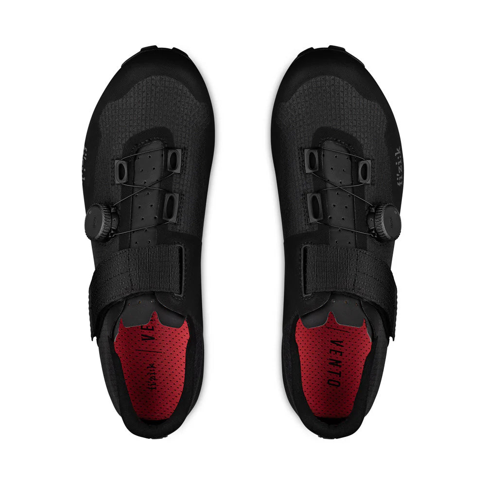 FIZIK FEROX XC/Gravel-Mountainbike-Schuhe, Schwarz
