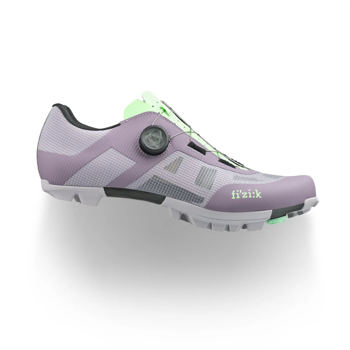 FIZIK VENTO PROXY WIDE XC/Gravel-Mountainbike-Schuhe, Lavendel/Grün