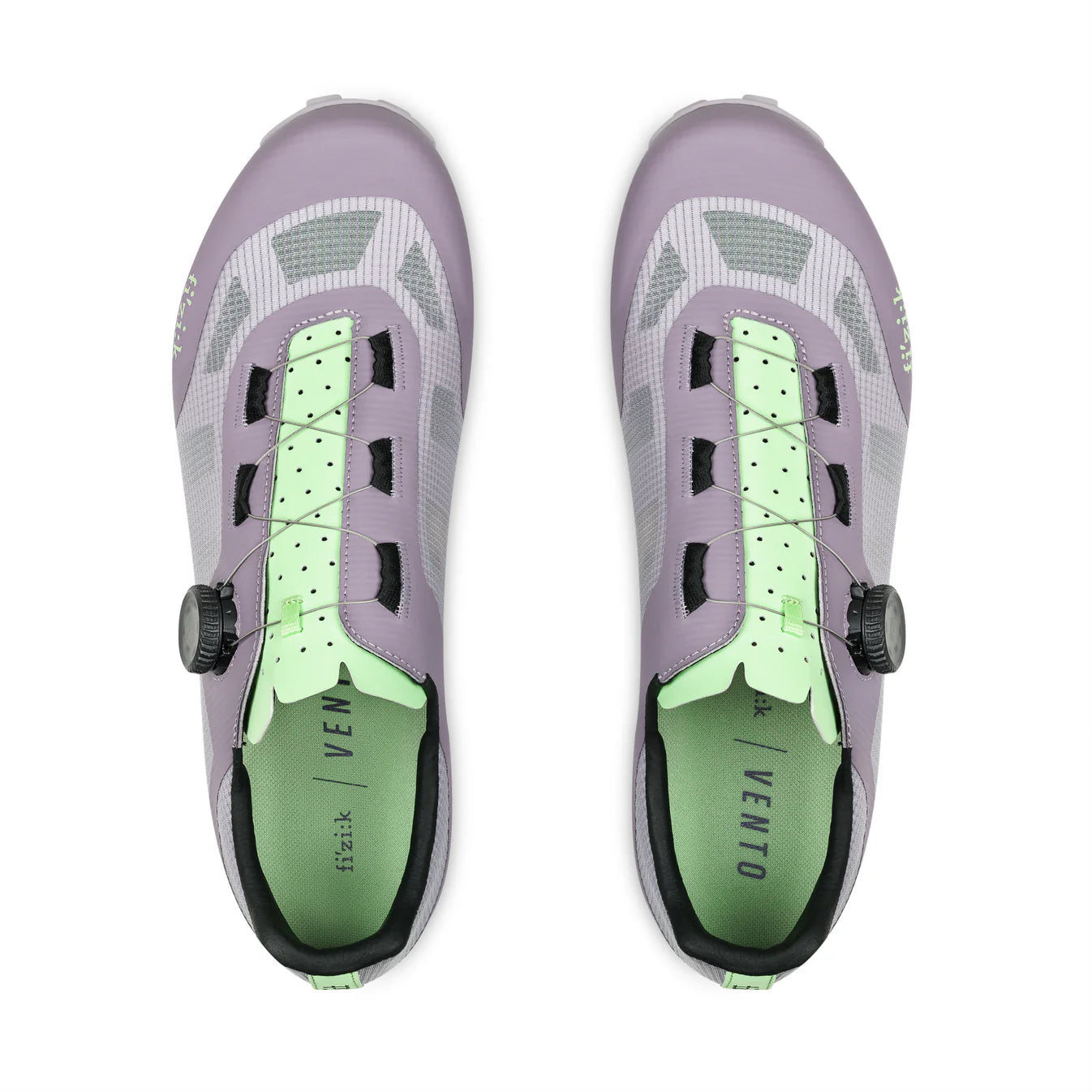FIZIK VENTO PROXY WIDE XC/Gravel-Mountainbike-Schuhe, Lavendel/Grün