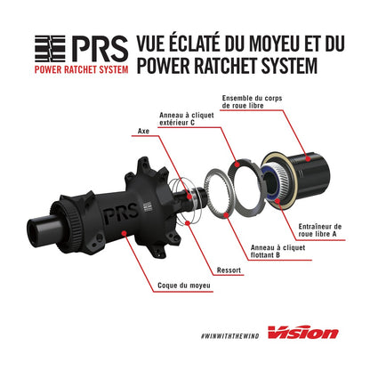 Laufradsatz VISION Metron 45 SL Tubeless Ready (Center Lock)