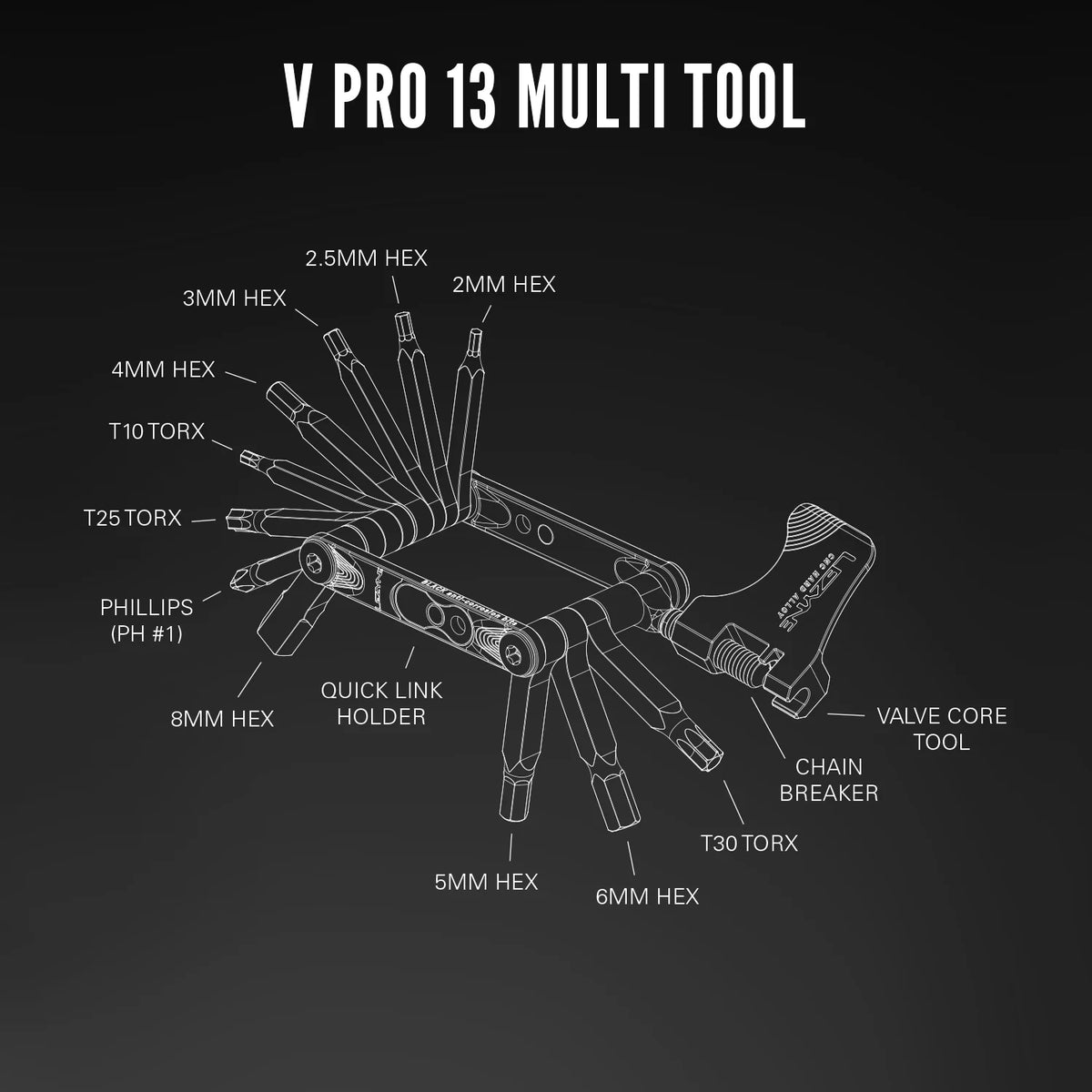 LEZYNE V PRO 13 Multitool