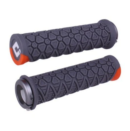 ODI VANQUISH Lock-On 135 mm Grips Grau/Orange