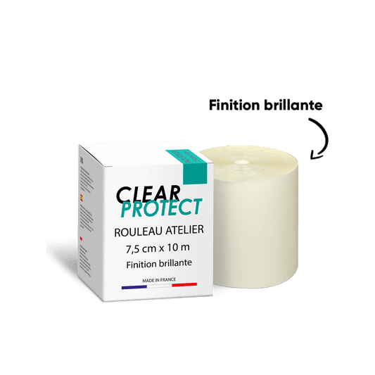 Selbstklebende Rahmenschutzfolie CLEARPROTECT FASTOTAPE Glänzend 10 m x 7,5 cm