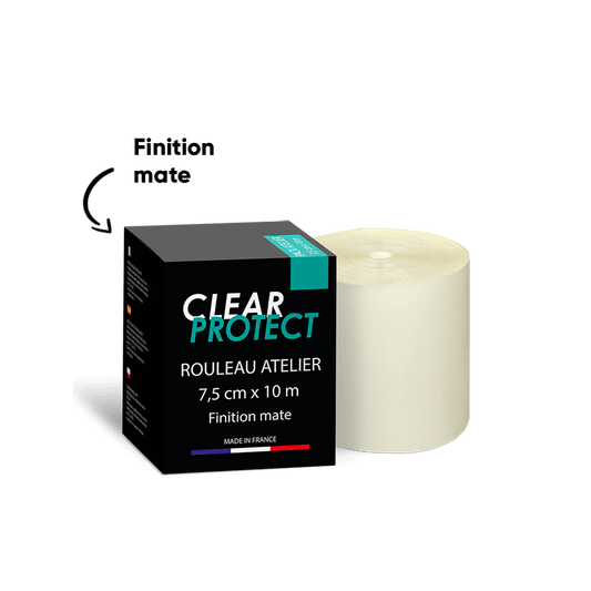 Selbstklebende Rahmenschutzfolie CLEARPROTECT FASTOTAPE Matt 10 m x 7,5 cm