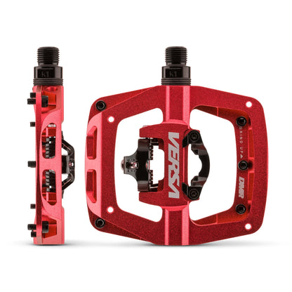 Kombi-Pedale (Plattform/Klick) DMR VERSA Rot