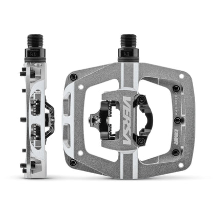 Kombi-Pedale (Plattform/Klick) DMR VERSA Silber