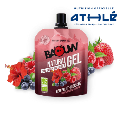 Energiegel BAOUW BIO Rote Früchte-Hibiskus (85g)