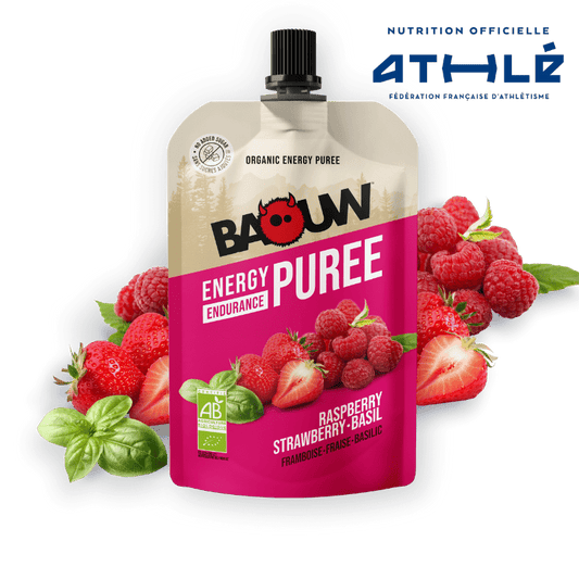BAOUW Bio Rezept Fruchtpüree Himbeere/Erdbeere/Basilikum (90g)