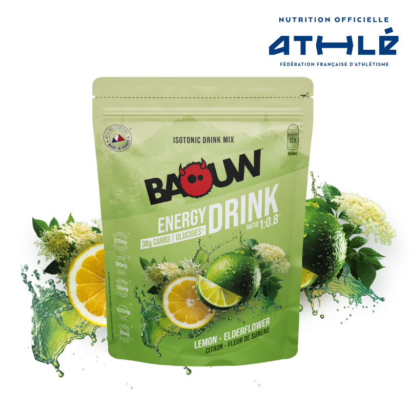 BAOUW ISOTONIC Energie-Drink (585g) Zitrone Holunderblüte