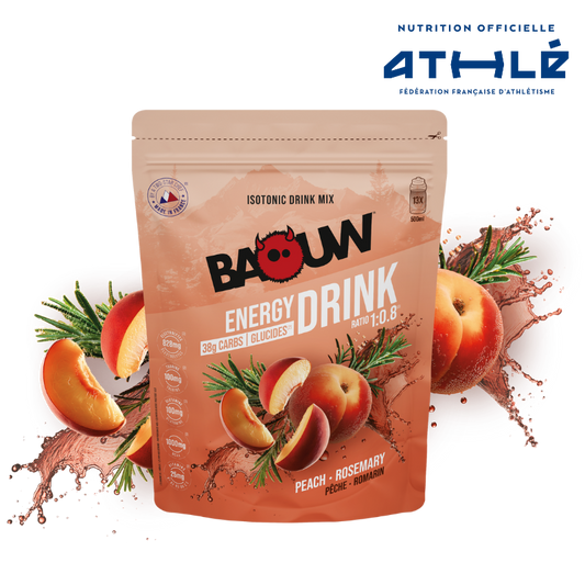 BAOUW ISOTONIC Energy Drink (585g) Pfirsich Rosmarin