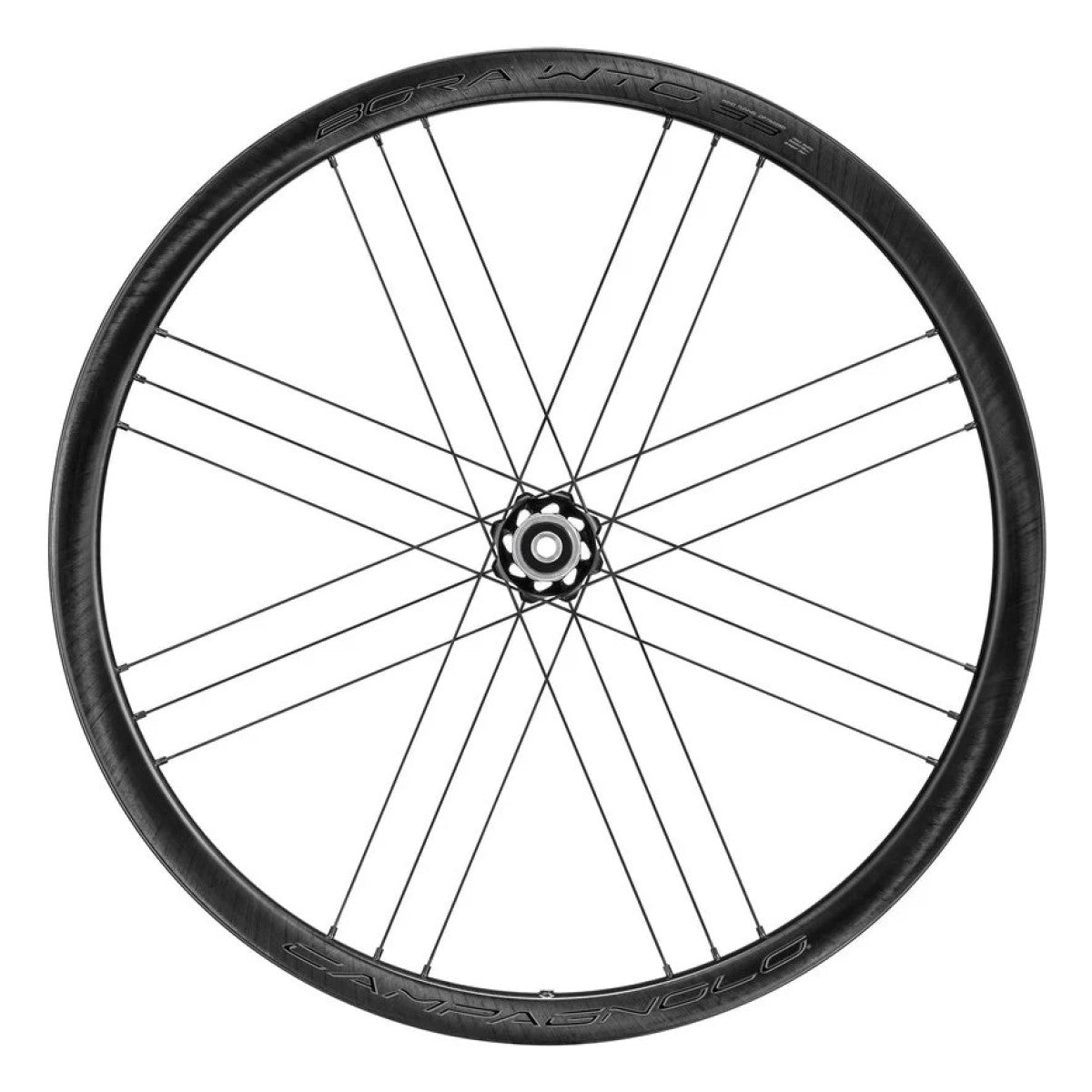 Vorderrad CAMPAGNOLO BORA WTO 33 DISC DARK LABELà Reifen (Center Lock)