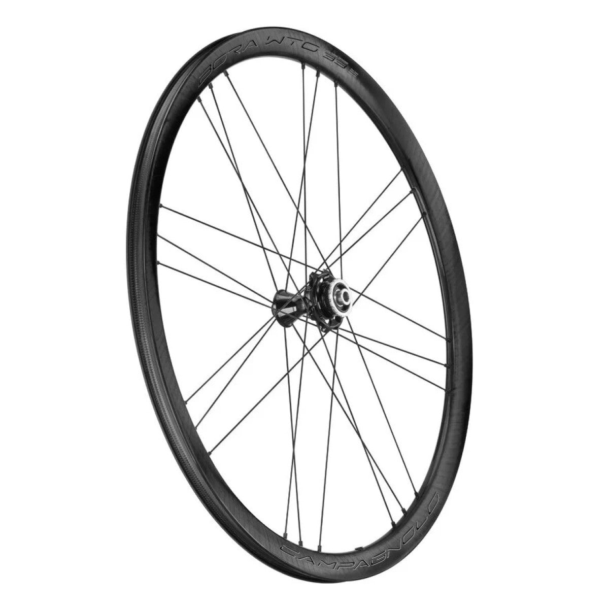 Vorderrad CAMPAGNOLO BORA WTO 33 DISC DARK LABELà Reifen (Center Lock)