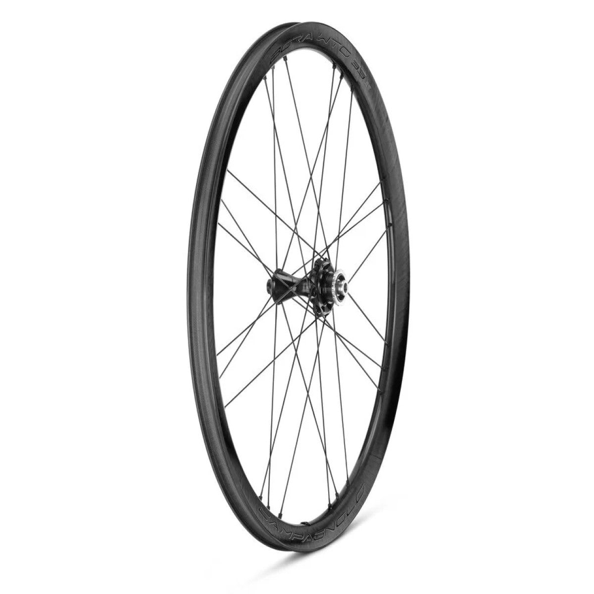 Vorderrad CAMPAGNOLO BORA WTO 33 DISC DARK LABELà Reifen (Center Lock)