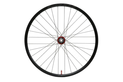 HOPE RX24 700C Aluminium-Hinterrad mit roter Pro 5-Nabe