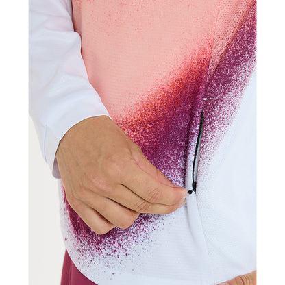 Trikot DHARCO GRAVITY FIREBIRD Langarm Damen Weiß/Orange