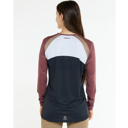 Trikot DHARCO RACE LOTUS Lange Ärmel Damen Schwarz/Bronze