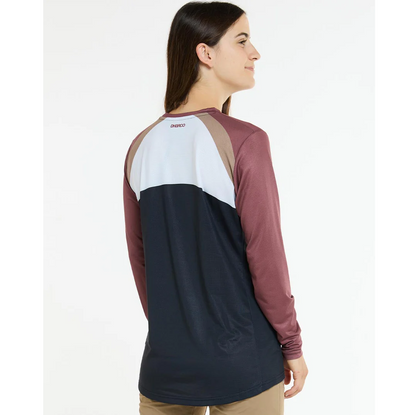 Trikot DHARCO RACE LOTUS Lange Ärmel Damen Schwarz/Bronze