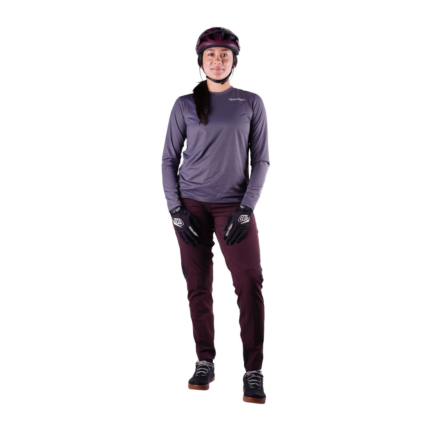 TROY LEE DESIGNS LILIUM PRO MONO Hose Frau Bordeaux