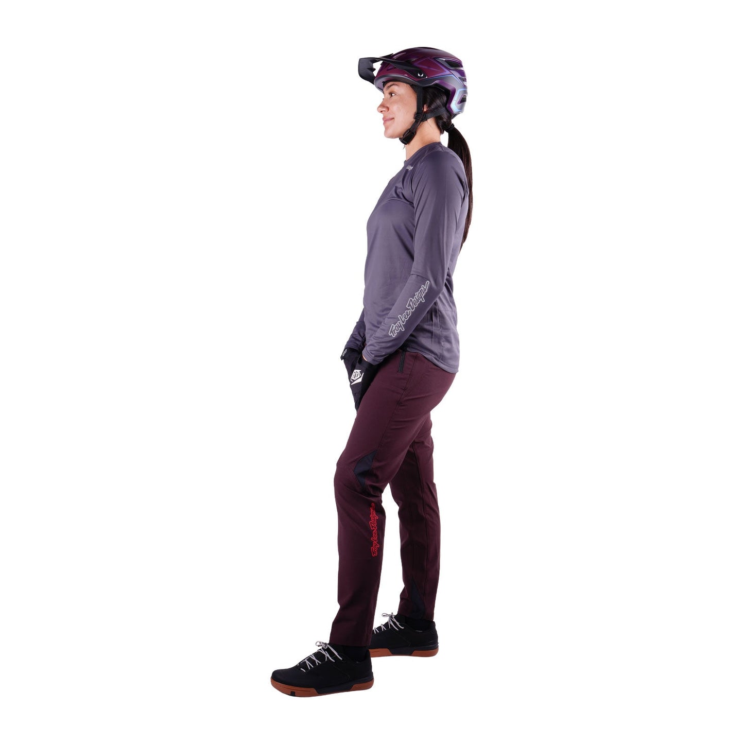 TROY LEE DESIGNS LILIUM PRO MONO Hose Frau Bordeaux