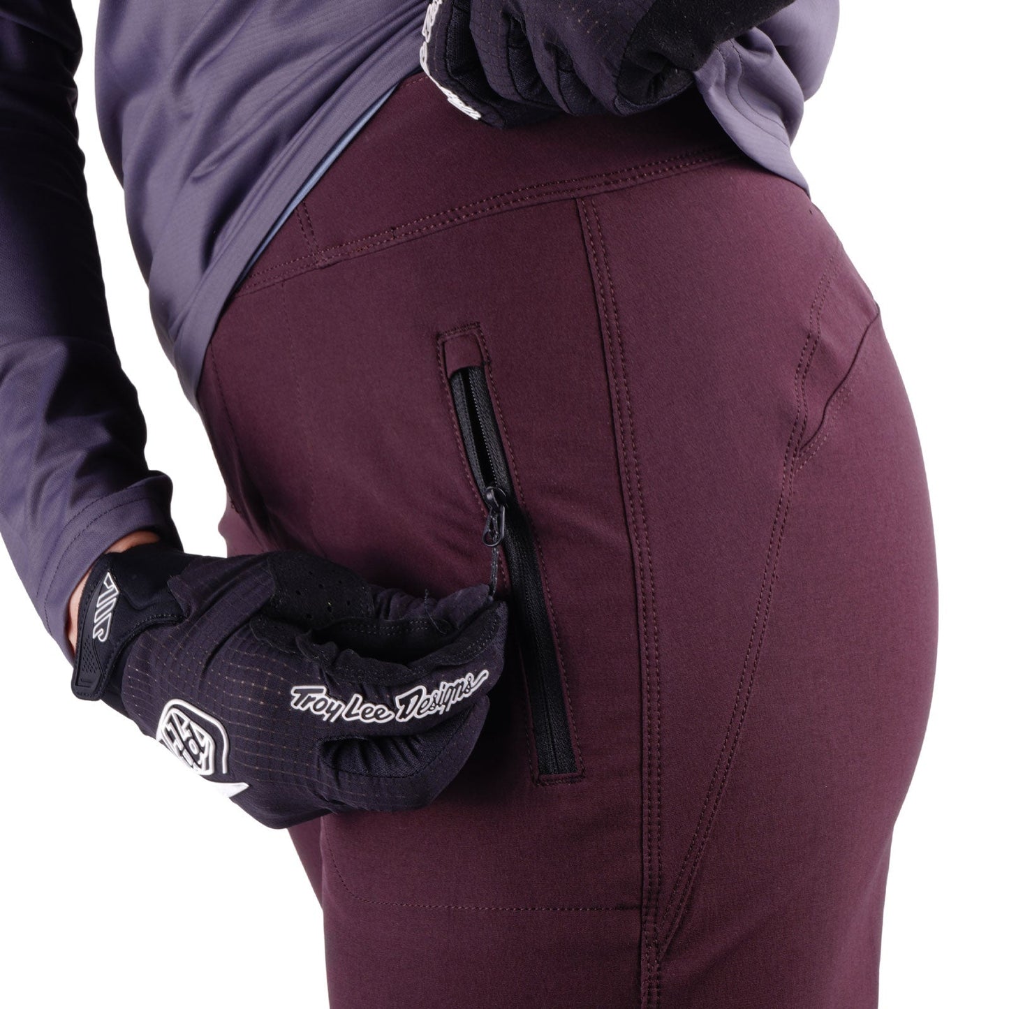 TROY LEE DESIGNS LILIUM PRO MONO Hose Frau Bordeaux