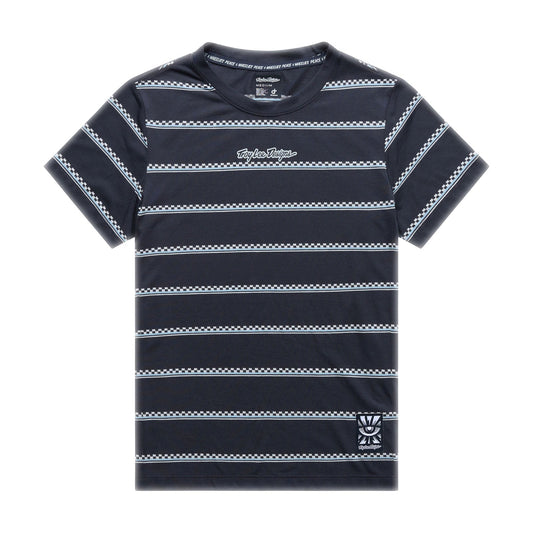 TROY LEE DESIGNS LILIUM RIDE CHECKED OUT Damen Kurzarmtrikot Carbon