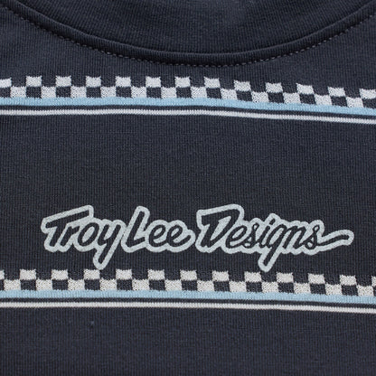 Trikot TROY LEE DESIGNS LILIUM RIDE CHECKED OUT Damen Kurzarm Carbon