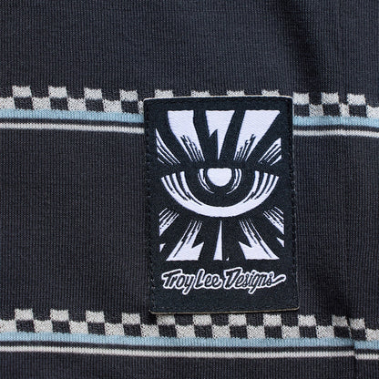 Trikot TROY LEE DESIGNS LILIUM RIDE CHECKED OUT Damen Kurzarm Carbon
