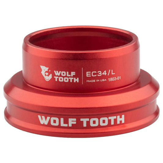 Niedrige Steuerrohrschale für externes Steuersatzset WOLF TOOTH PERFORMANCE 1"1/8 EC34 Rot