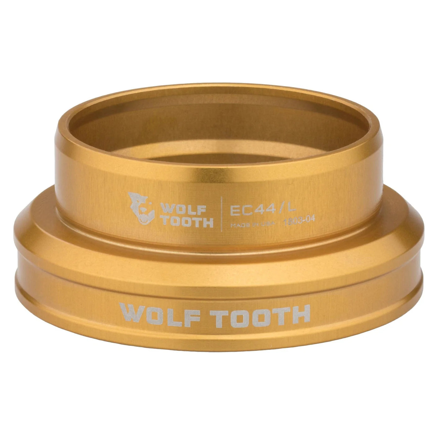 Niedrige Steuerrohrschale für externes Steuersatz-Set WOLF TOOTH PREMIUM 1,5" EC44 Gold