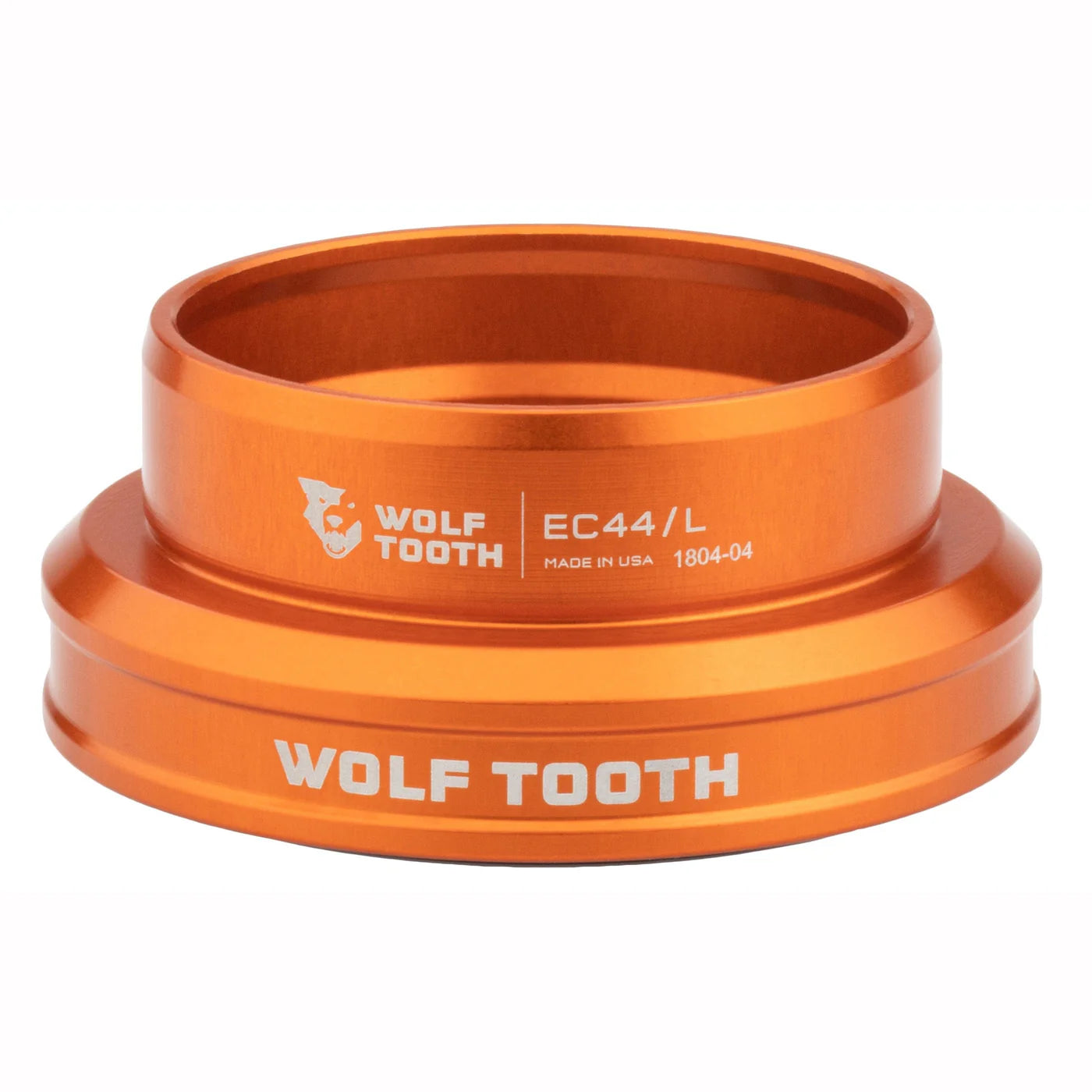 Niedrige Steuerrohrschale für externes Steuersatz-Set WOLF TOOTH PREMIUM 1,5" EC44 Orange
