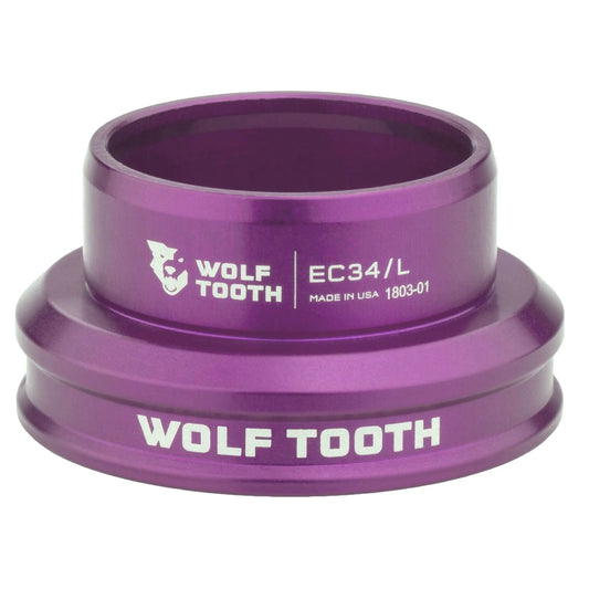 Niedrige Steuerrohrschale für externes Steuersatz-Set von WOLF TOOTH PERFORMANCE 1"1/8 EC34, violett