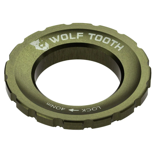 WOLF TOOTH Centerlock-Außenmutter, oliv