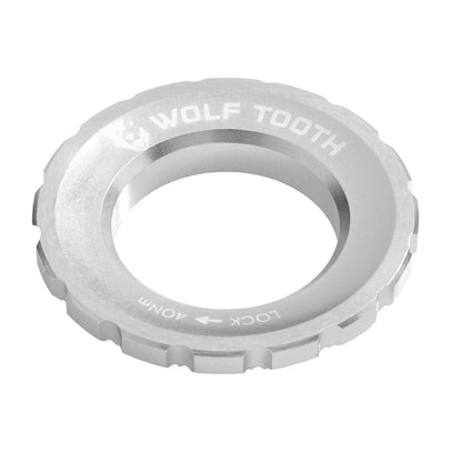 Externe Centerlock-Mutter WOLF TOOTH Silber